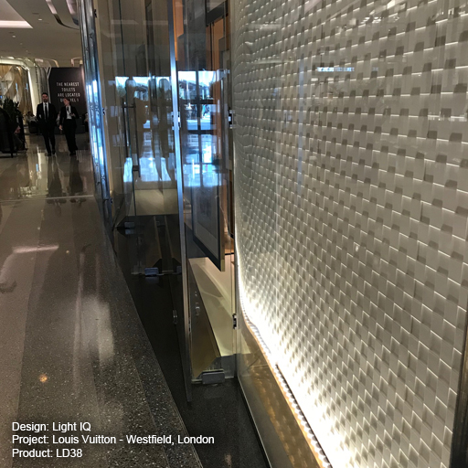 Louis Vuitton, Westfield, London Lightgraphix Creative Lighting Solutions